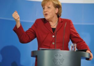 Almanya Başbakanı Angela Merkel Döner Kesti
